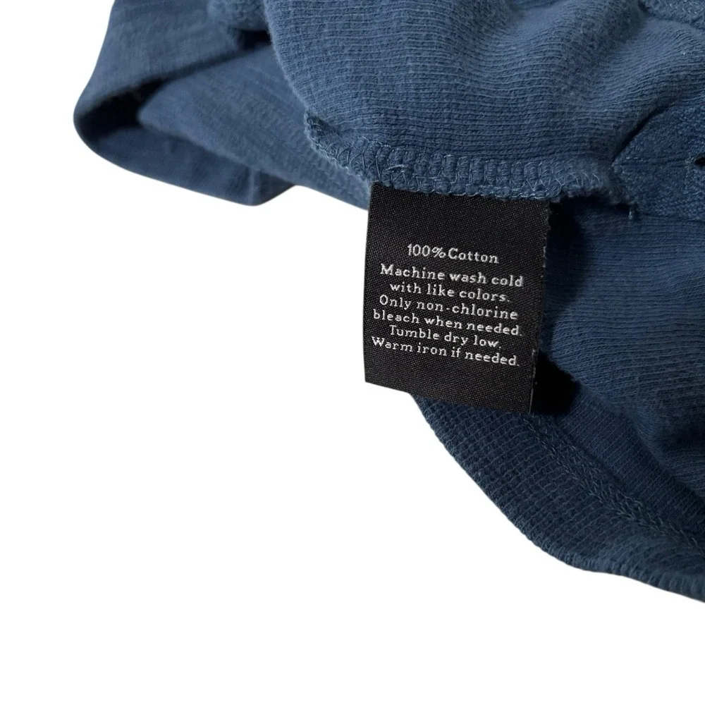 Rock Republic Men's Henley Shirt Blue Slim Fit Size XL 22 x 29‎